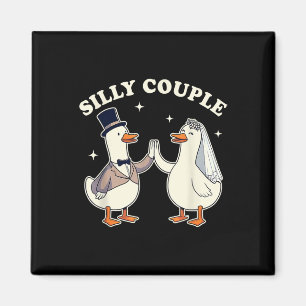 Silly Goose Bride &amp; Groom Wedding Bachelorette Magnet