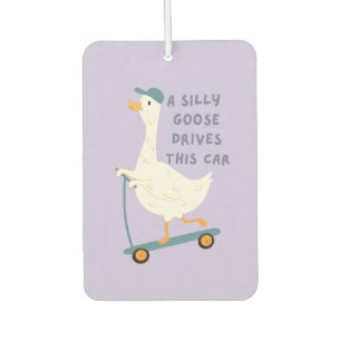 Silly Goose Car Air Freshener, Silly Goose Funny Freshener