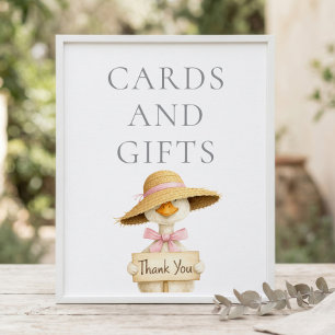Silly Goose Cards Gifts Sign Grey Baby Shower