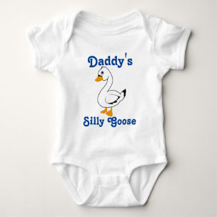 Silly Goose Custom Kids Shirt - Blue Text