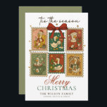 Silly Goose Funny Vintage Merry Christmas Holiday Card<br><div class="desc">Silly Goose Funny Vintage Merry Christmas Holiday Card</div>
