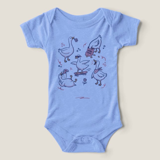 Silly Goose Gang Funny Goose Shirt (Design Front)
