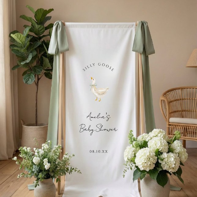 Silly Goose Gender Neutral baby shower Banner (Creator Uploaded)
