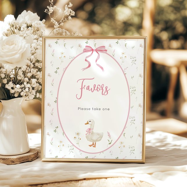 Silly Goose Girl Baby Shower Favours Poster (Creator Uploaded)