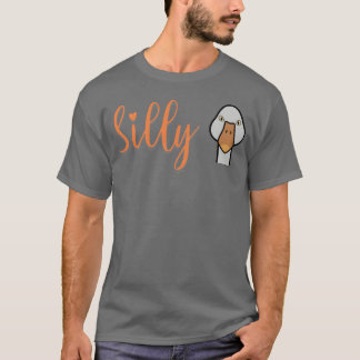 Silly Goose Goose Head Funny Animal Quirky Bird bo T-Shirt