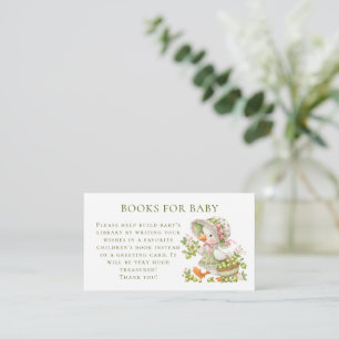 Silly Goose Gooseberry Books for Baby Shower Enclosure Card