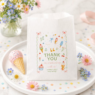 Silly Goose Ice Cream Social Baby Shower Favour Ba Bags