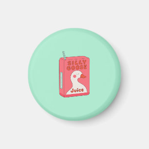 Silly Goose Juice Box Funny Goose Lover Magnet
