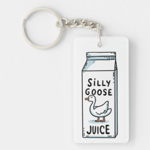 Silly goose juice key ring