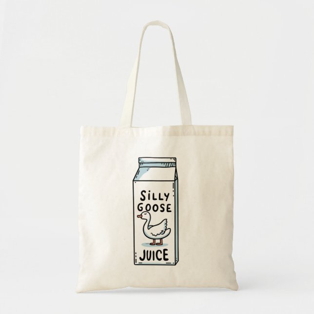 Silly goose juice tote bag (Front)