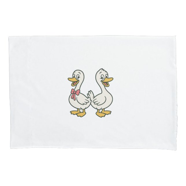 Silly goose kids pillowcase (Front)