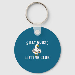 Silly Goose Lifting Club  Key Ring