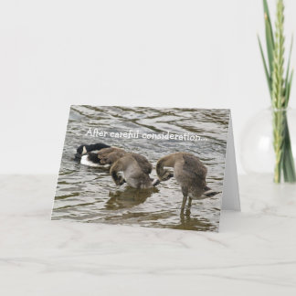 Silly Goose Love Holiday Card