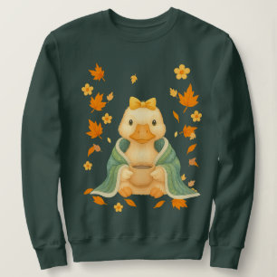 Silly Goose & Mallard Ducks Fall Cosy Autumn Wat Sweatshirt