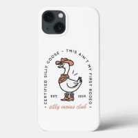 Silly goose mum cowgirl club funny farm animal