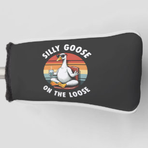 Silly Goose on the Loose Meditation Yoga Retro Golf Head Cover