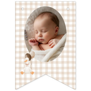 Silly Goose One Year Photo bunting banner