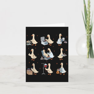 Silly Goose Phlebotomist Nurse Phlebotomy Squad Card
