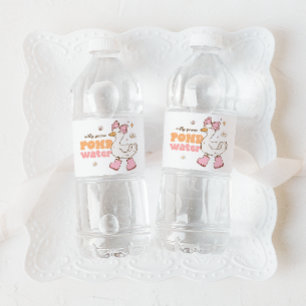 Silly Goose Pond Water Bottle Label
