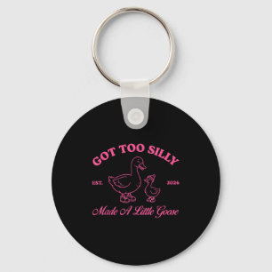 Silly goose pregnancy got too silly made a little key ring