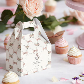 Silly Goose Preppy Bow Baby Shower Favour Box