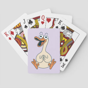 Silly Goose, Quirky, Funny Cartoon Goose Playing Cards