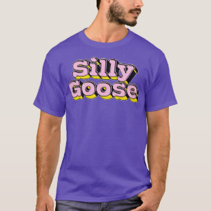 Silly Goose Retro Meme Lover Design T-Shirt