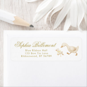 Silly Goose Sage Baby Shower Return Address