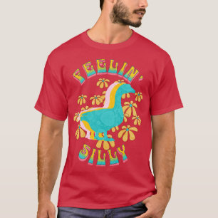 Silly Goose Shirt Funny Cute Retro Wavy