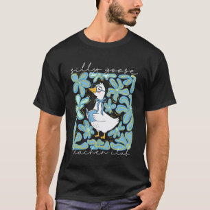 Silly-Goose Teacher Club Boho Floral Teaching Teac T-Shirt