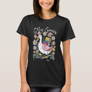 Silly Goose Teacher Club Wildflower First Day Back T-Shirt