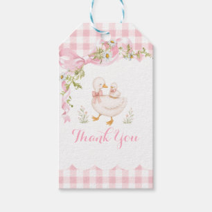 Silly Goose Vintage Daisy Baby Shower Gift Tags