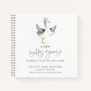 Silly Goose Wishes for Baby Shower Guest Book