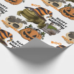 Silly Halloween Birthday Girl's Name Party Wrapping Paper<br><div class="desc">Silly Halloween Birthday Girl's Name Party Wrapping Paper</div>