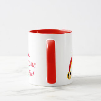 Silly happy coffee mug