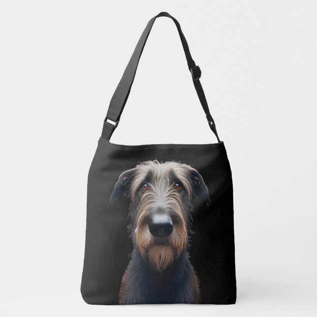 Silly Irish Wolfhound Tote Bag (Back)