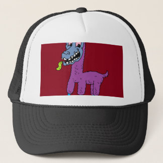 Silly llama Monster Trucker Hat