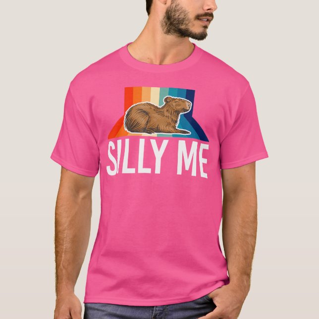Silly Me Funny Capybara T-Shirt (Front)