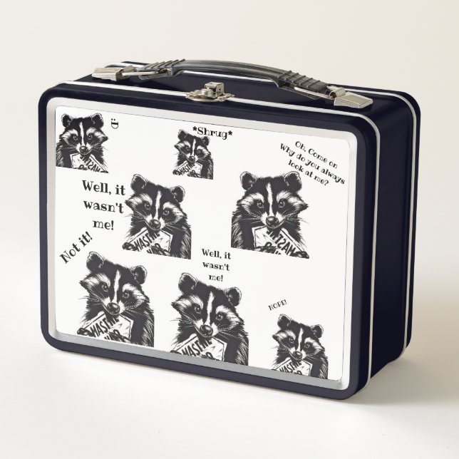 Silly  metal lunch box (Front)