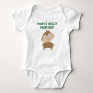 Silly Monkey - Baby Jersey Bodysuit