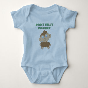 Silly Monkey - Baby Jersey Bodysuit