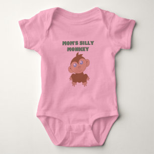 Silly Monkey - Baby Jersey Bodysuit