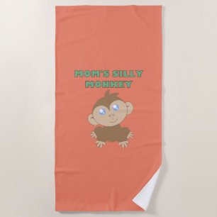 Silly Monkey - Beach Towel