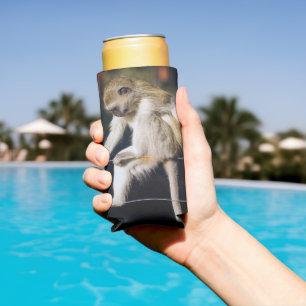 Silly monkey seltzer can cooler
