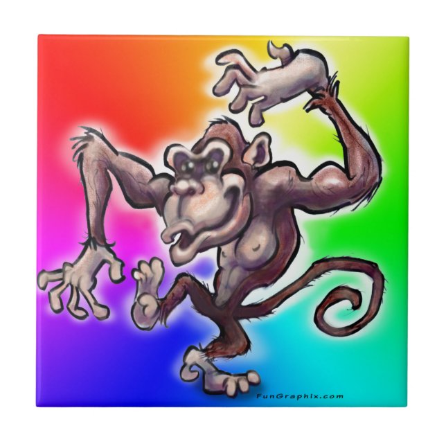 Silly Monkey Tile (Front)