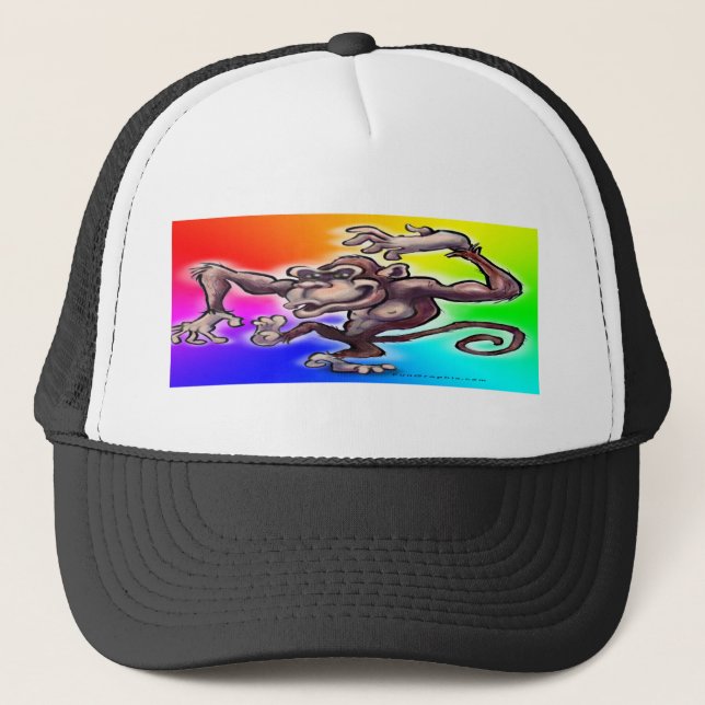 Silly Monkey Trucker Hat (Front)