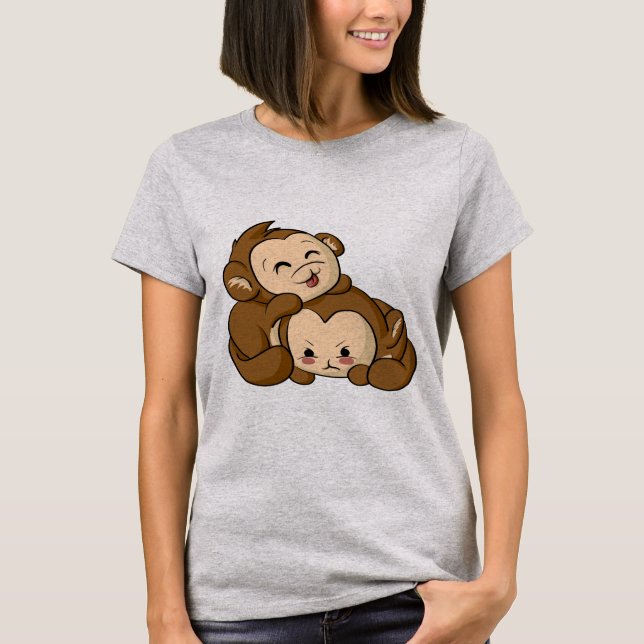 Silly Monkeys! T-Shirt (Front)