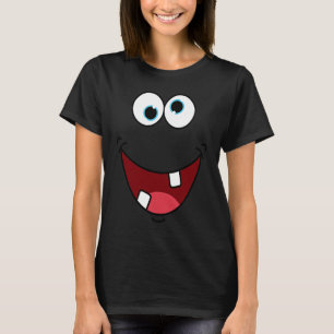 Silly Monster Face Character Easy Halloween Costum T-Shirt