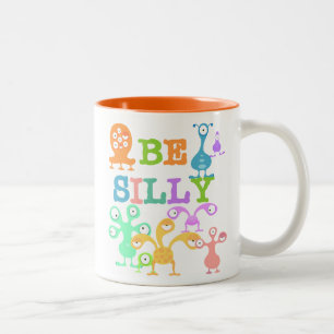 Silly Monsters Two-Tone Coffee Mug