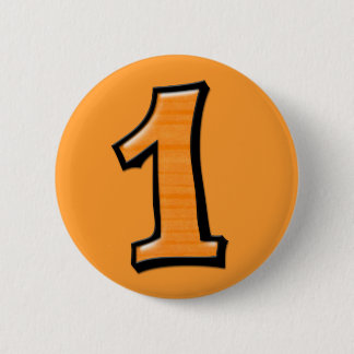 Silly Numbers 1 orange Button
